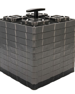 Camco FasTen Leveling Blocks XL w/T-Handle - 2x2 - Grey *10-Pack [44527]