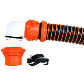 Camco RhinoEXTREME 15 Sewer Hose Kit w/Swivel Fitting 4 In 1 Elbow Caps [39861]