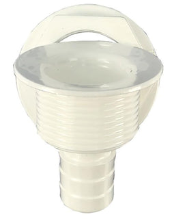 T-H Marine Straight Barbed All-Purpose Drain - White [APD-2-DP]