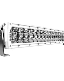 Black Oak Pro Series 3.0 Curved Double Row 20" LED Light Bar - Combo Optics - White Housing [20CCM-D5OS]