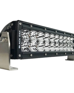 Black Oak Pro Series 3.0 Double Row 10" LED Light Bar - Combo Optics - Black Housing [10C-D5OS]