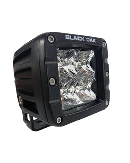 Black Oak 2" LED Pod Light - Spot Optics - Black Housing - Pro Series 3.0 [2S-POD10CR]