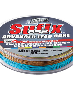 Sufix 832 Advanced Lead Core - 12lb - 10-Color Metered - 100 yds [658-112MC]