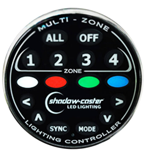 Shadow-Caster Round Zone Controller 4 Channel Remote f/MZ-LC or SCM-LC [SCM-ZC-REMOTE]