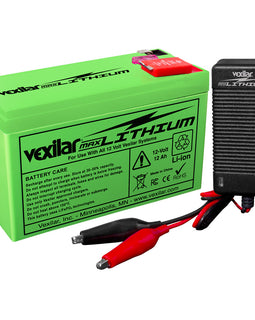 Vexilar 12V - 12 AH MAX Lithium Battery w/V-420L Rapid Charger [V-220L]