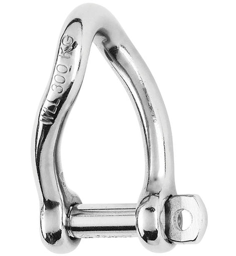 Wichard Self-Locking Twisted Shackle - 10mm Diameter - 13/32