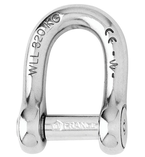 Wichard Self-Locking Allen Head Pin D Shackle - 10mm Diameter - 13/32