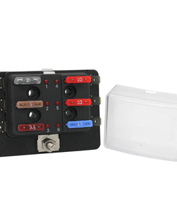 Cole Hersee Standard 6 ATO Fuse Block w/LED Indicators [880022-BP]