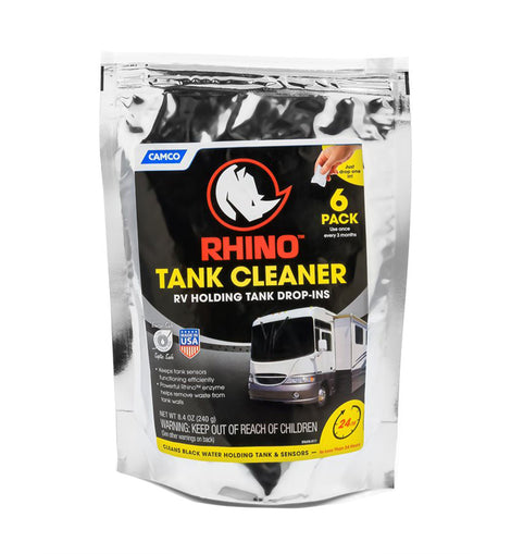 Camco Rhino Holding Tank Cleaner Drop-INs - 6-Pack [41560]