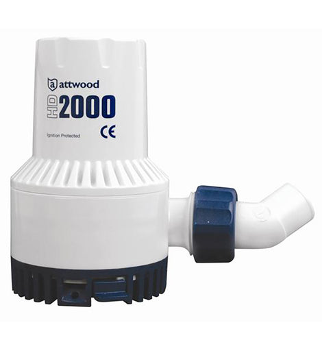 Attwood HD2000 Heavy Duty Bilge Pump - 24V  2000 GPH [4770-4]