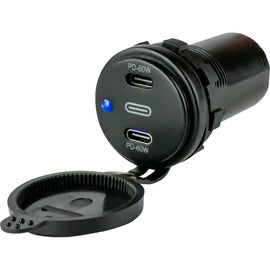 Sea-Dog Dual USB-C Power Socket [426522-1]