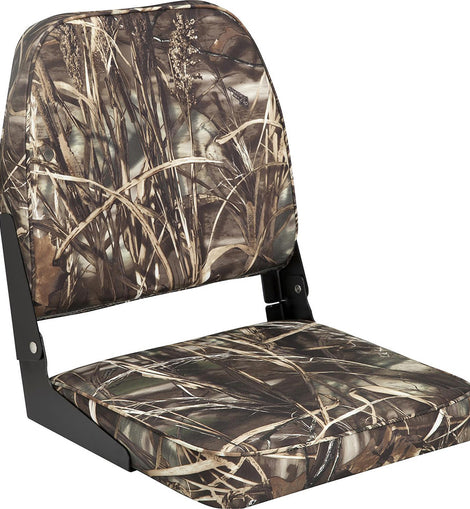 Attwood Swivl-Eze Low Back Padded Flip Seat - Camo [98395CAMO]